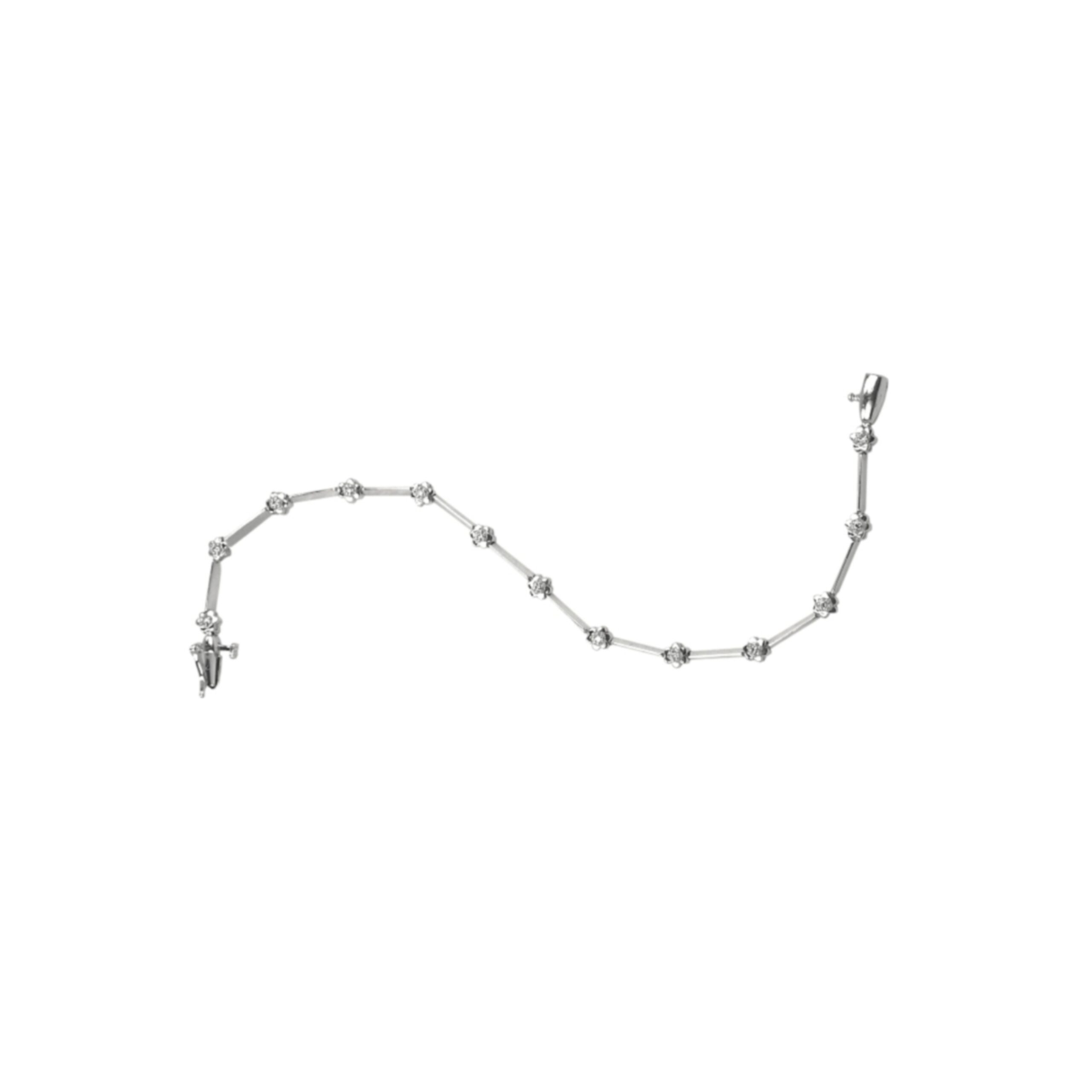 B2057C 14K-18K White Gold & Diamond- Turmalin �42.500 14K-18K White Gold & Diamond- Turmalin - Image 1