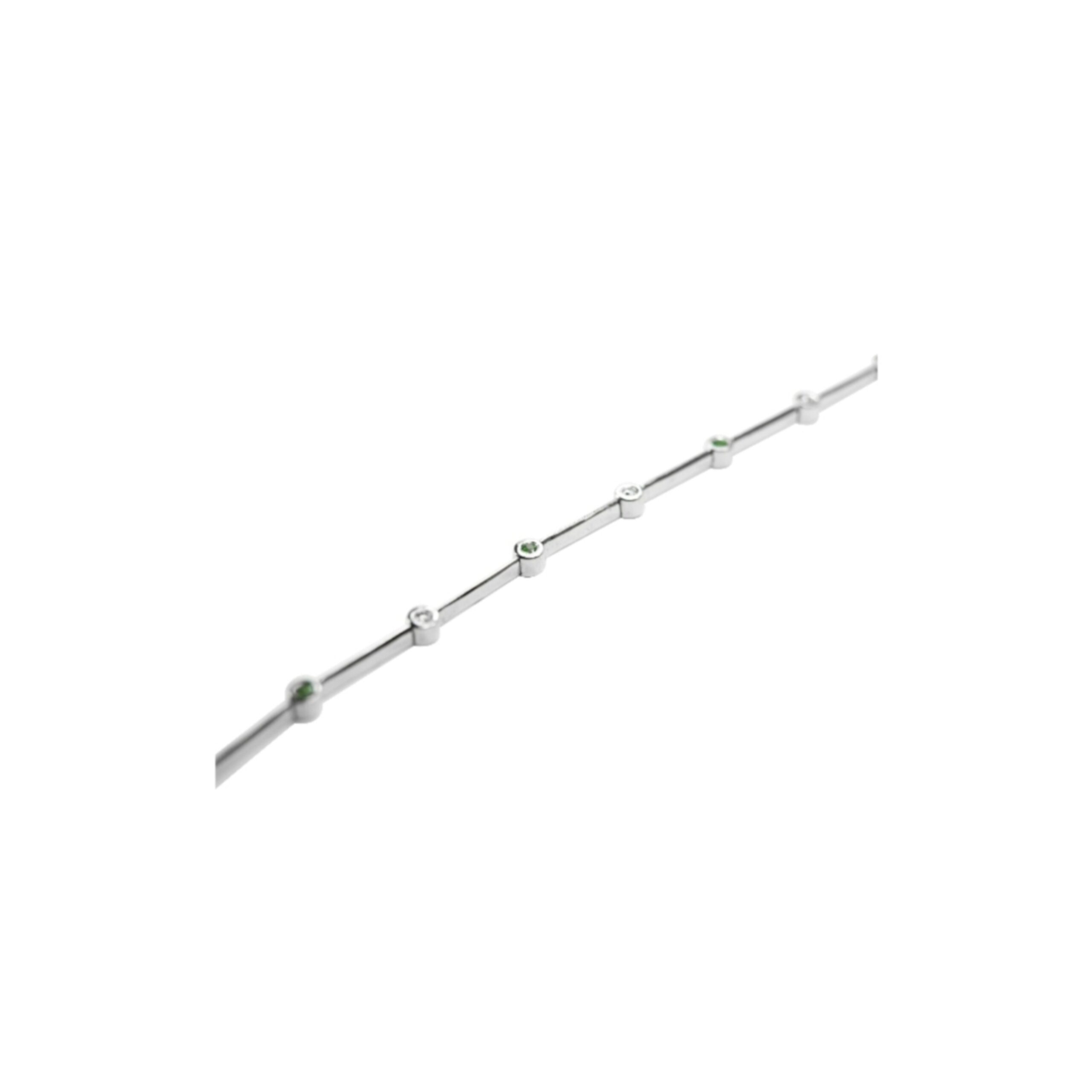 B2057E 14K-18K White Gold & Diamond- Turmalin �42.500 14K-18K White Gold & Diamond- Turmalin - Image 1
