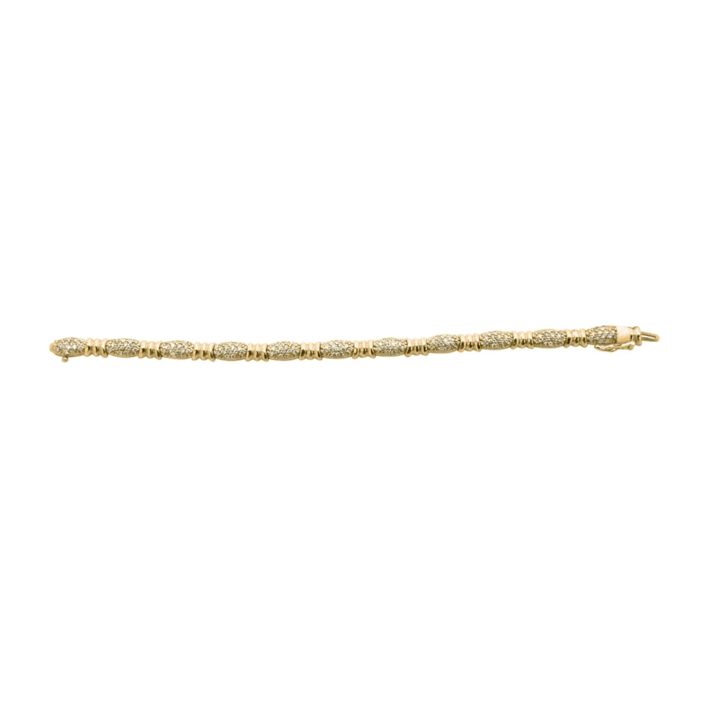 B2077B 14K-18K Yellow Gold & Diamond �12500. 14K-18K Yellow Gold & Diamond - Image 1