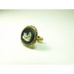 14K-18K Yellow Gold Onyx-Ivory - Image 4