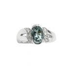 14K-18K White Gold Alexindrite-Diamonds - Image 2