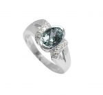 14K-18K White Gold Alexindrite-Diamonds - Image 3