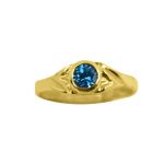 14K-18K Yellow Gold & Aquamarine - Image 2