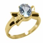 14K-18K Yellow Gold & Aquamarine - Image 2