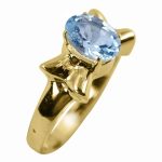 14K-18K Yellow Gold & Aquamarine - Image 3