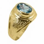 14K-18K Yellow Gold & Aquamarine - Image 2