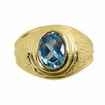 14K-18K Yellow Gold & Aquamarine - Image 3