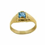 14K-18K Yellow Gold & Aquamarine