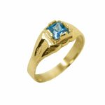 14K-18K Yellow Gold & Aquamarine - Image 2