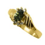 14K-18K Yellow Gold & Diamond-Citrine - Image 4
