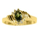 14K-18K Yellow Gold & Diamond-Citrine - Image 3