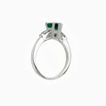 14K-18K White Gold Emerald & Diamond - Image 4