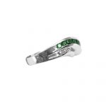 14K-18K White Gold Emerald & Diamond