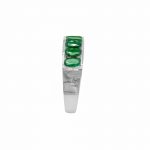 14K-18K White Gold Emerald & Diamond - Image 2