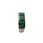 14K-18K White Gold Emerald & Diamond - Image 3