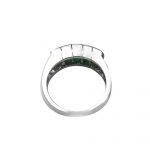 14K-18K White Gold Emerald & Diamond - Image 4