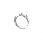 14K-18K White Gold Emerald & Diamond - Image 4