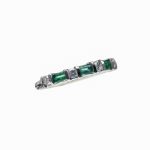 14K-18K White Gold Emerald & Diamond - Image 4