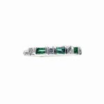 14K-18K White Gold Emerald & Diamond - Image 3