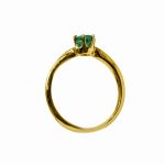 14K-18K Yellow Gold Emerald & Diamond - Image 2