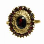 14K-18K Yellow Gold Garnet - Image 4