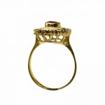 14K-18K Yellow Gold Garnet - Image 2