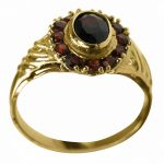 14K-18K Yellow Gold Garnet - Image 4