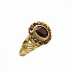 14K-18K Yellow Gold Garnet - Image 3