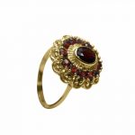 14K-18K Yellow Gold Garnet