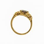 14K-18K Yellow Gold Garnet-Diamond - Image 4