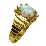 14k-18K Yellow Gold & Opal-Diamond - Image 2