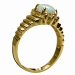14k-18K Yellow Gold & Opal-Diamond - Image 3