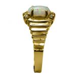 14k-18K Yellow Gold & Opal-Diamond - Image 4