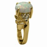 14k-18K Yellow Gold & Opal-Diamond - Image 3