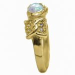 14k-18K Yellow Gold & Opal-Diamond - Image 4