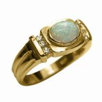 14k-18K Yellow Gold & Opal-Diamond - Image 4