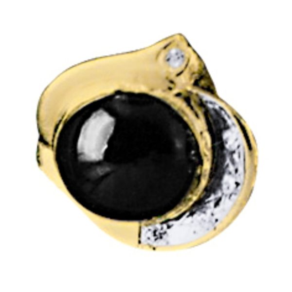 14k-18K Yellow Gold & Onyx-Diamond