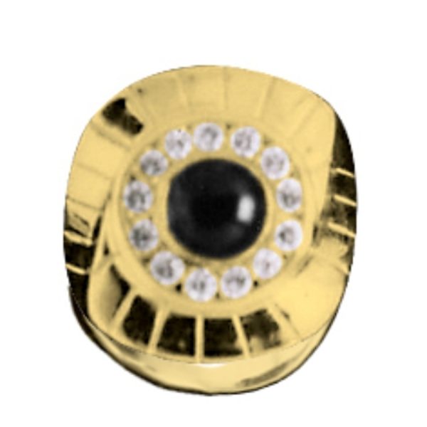 14k-18K Yellow Gold & Onyx-Diamond