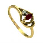 14k-18K Yellow Gold & Ruby-Diamond - Image 2