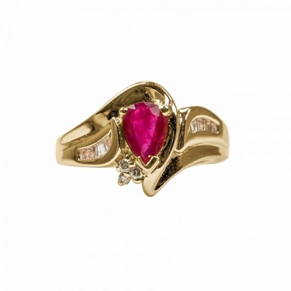14k-18K Yellow Gold & Ruby-Diamond