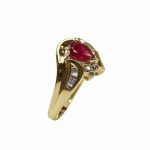 14k-18K Yellow Gold & Ruby-Diamond - Image 3