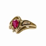 14k-18K Yellow Gold & Ruby-Diamond - Image 2