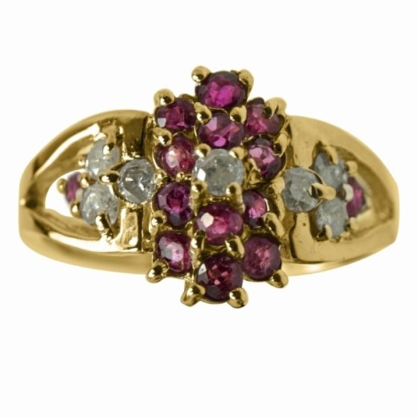 14k-18K Yellow Gold & Ruby-Diamond