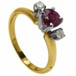 14k-18K Yellow Gold & Ruby-Diamond - Image 3