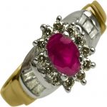 14k-18K Yellow Gold & Ruby-Diamond - Image 2