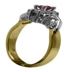 14k-18K Yellow Gold & Ruby-Diamond - Image 3