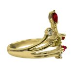 14k-18K Yellow Gold & Ruby-Diamond - Image 4