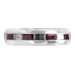 14k-18K White Gold & Ruby-Diamond - Image 4