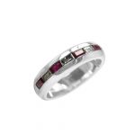 14k-18K White Gold & Ruby-Diamond