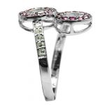 14k-18K White Gold & Ruby-Diamond - Image 3